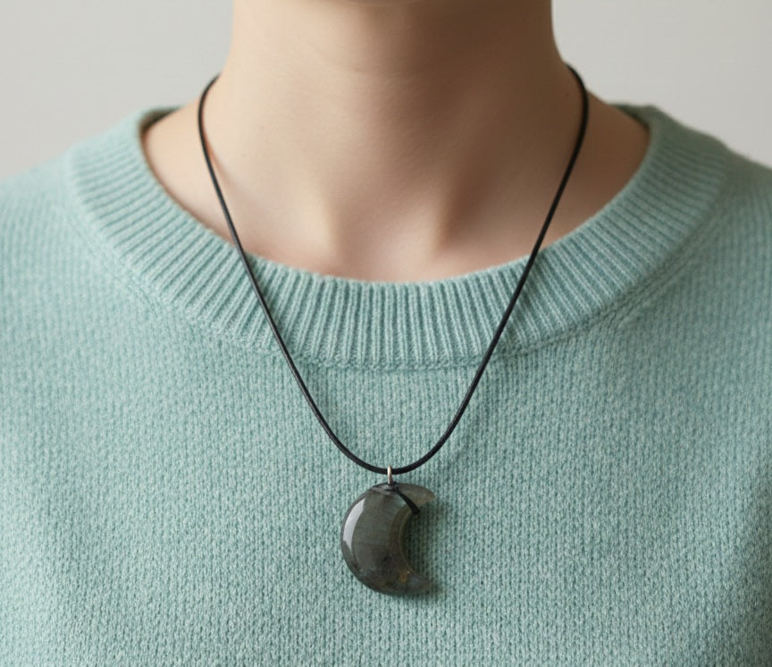 Ketting maantje labradoriet